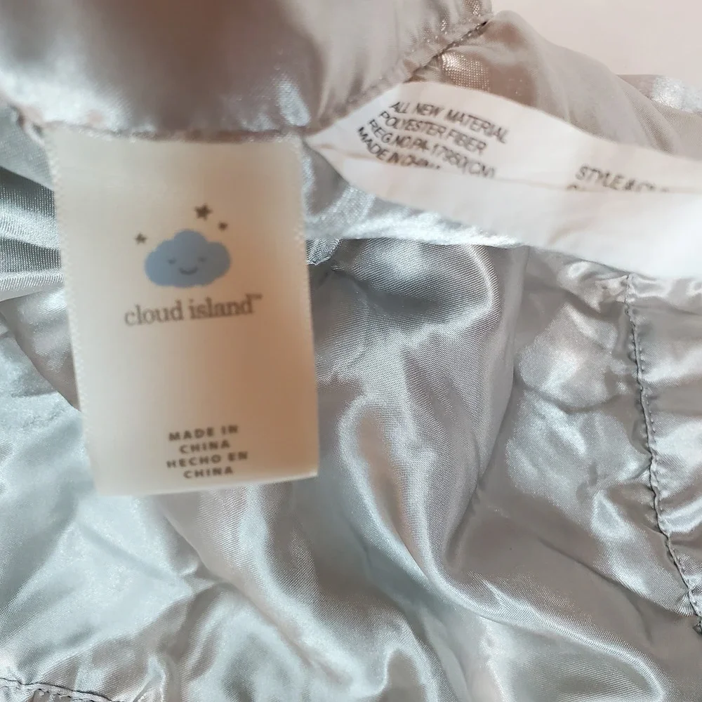 Cloud Island Teal Green Elephant‎ Lovey Plush Baby Security Blanket Target Minky